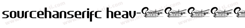sourcehanserifc heav字体转换